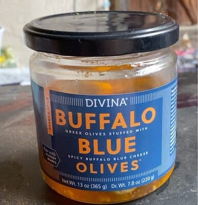 Buffalo blue olives