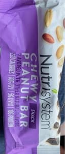 Chewy peanut bar