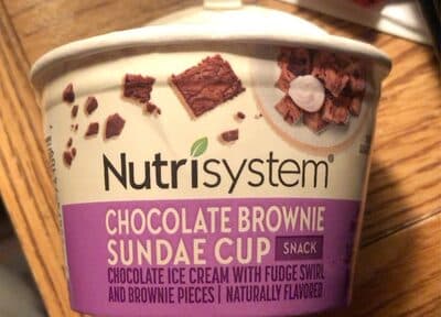 Chocolate Brownie Sundae Cup