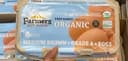Free range organic eggs