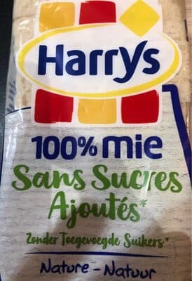 100% mie sans sucres ajoutés