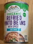 Organic Fat Free Vegetarian Refried Pinto Beans With Spices