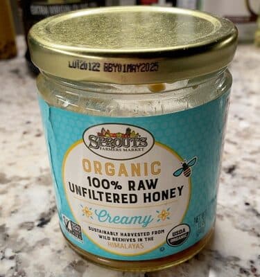 100% Organic Raw Unfiltered Hiney