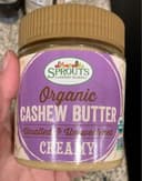Organic Cashew Butter Unsalted & Unsweetened Creamy