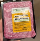 All Natural No Antibiotics Ground Pork 80% Lean