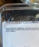 Avocado cucumber roll