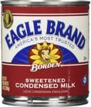 Borden sweetened condensed milk of cans