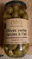 Olives vertes farcies à l’ail