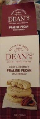 DEANS PRALINE PECAN SHORTBREAD