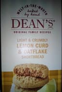 Lemon Curd & Oatflake Shortbread