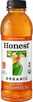 Organic fair trade unsweet peach ginger tea gluten free