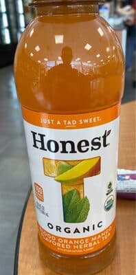 Blood orange mango flavored herbal tea