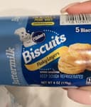 Biscuits flaky layer
