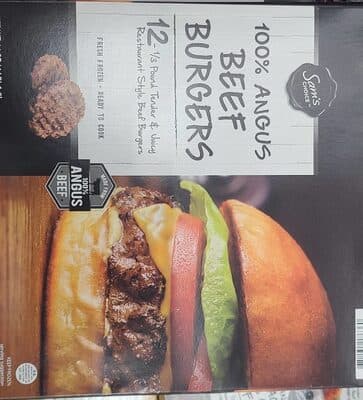100% Angus Beef Burger