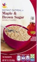 Ahold instant oatmeal maple & brown sugar