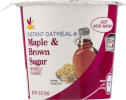 Ahold instant oatmeal maple & brown sugar