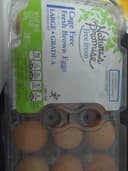 Cage free fresh brown eggs