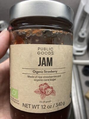 Public Goods Organic Strawberry Jam