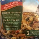 Repas à poêler  poulet florentin
