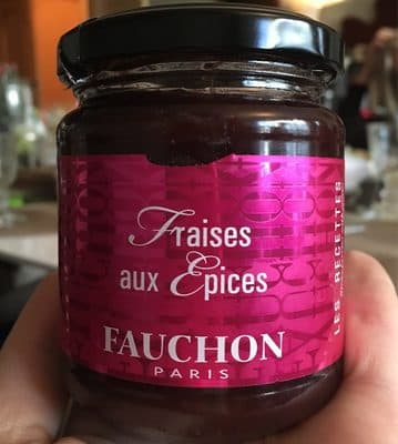 Confiture fraises aux epices