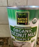 Simple organic coconut milk