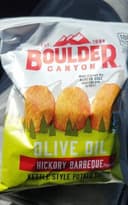 Olive Oil Kettle Cooked Potato Chips, Hickory Barbeque