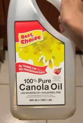 100% Pure Canola Oil