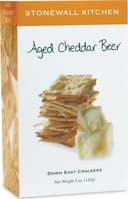 Aged cheddar beer crackers