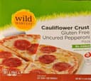 Cauliflower crust uncured pepperoni pizza