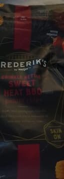 Crinkle kettle sweet heat BBQ potato chips