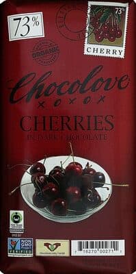 Organic Cherries In Dark Chocolate