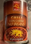 Chili con carne No Beans