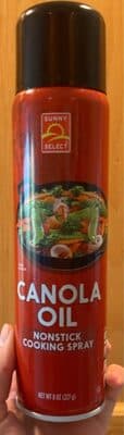 Canola oil non stick cooking spray