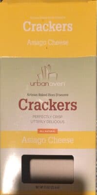 Asiago cheese crackers