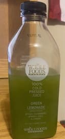 100% cold pressed huice green lemonade