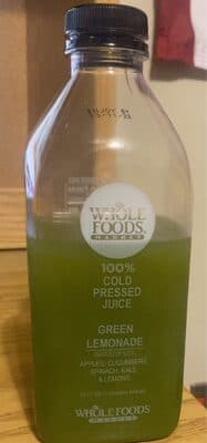 100% cold pressed huice green lemonade