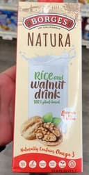 Natura rice and walnut drink