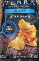 Terra cassava sea salt real vegetable chips