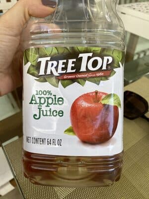 100% Apple juice