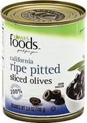 California Ripe Pitted Sliced Olives