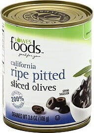 California Ripe Pitted Sliced Olives