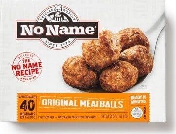 No name original meatballs