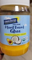Organic plant based ghee