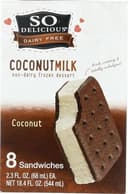 Coconut Milk Non-Dairy Frozen Dessert Coconut Sandwiches