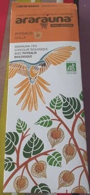 Chocolat biologique avec physalis biologique