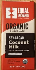 Organic Coconut Milk Chocolate Bar