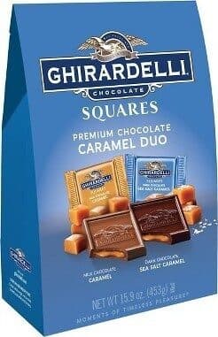 Caramel duo premium chocolate squares