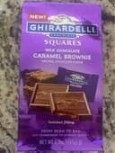 Chocolate Squares Milk Chocolate Caramel Brownie