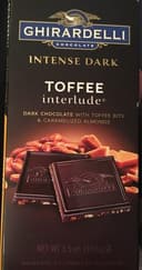 Choc bar intns dark toffe