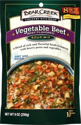 Mix soup vegetable beef